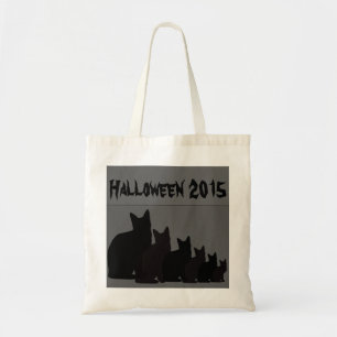 Tote Bag Chats noirs Halloween -