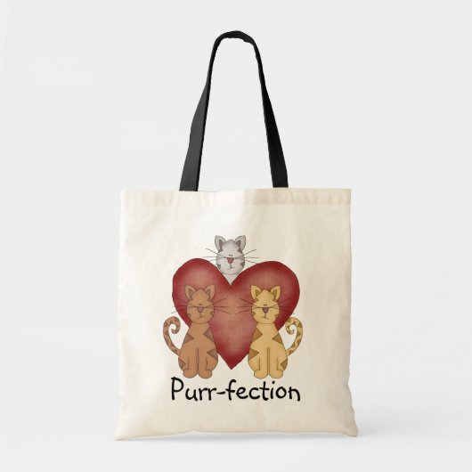 Tote Bag Chats Purr-fection Tshirts et cadeaux (Devant)