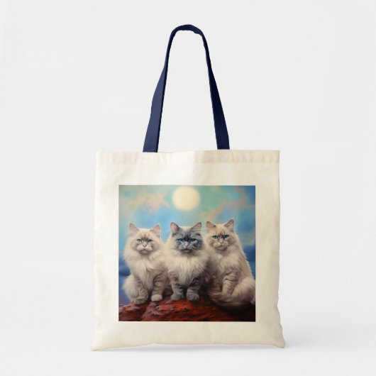 Tote Bag Chats Ragdoll (Devant)