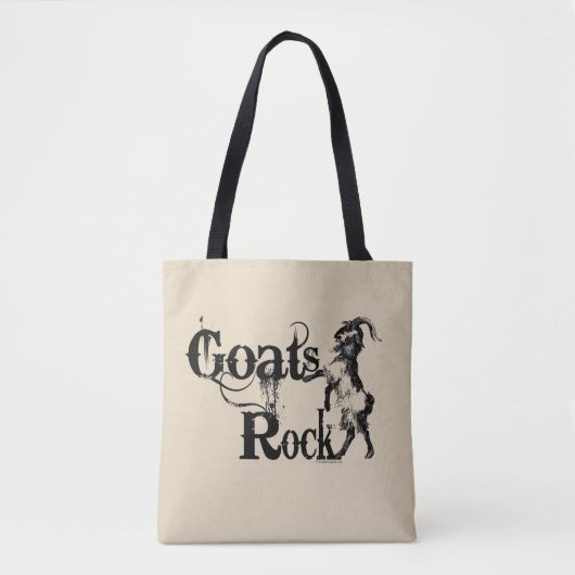 Tote Bag CHATS ROCK | par TotallyGoatally™ (Devant)
