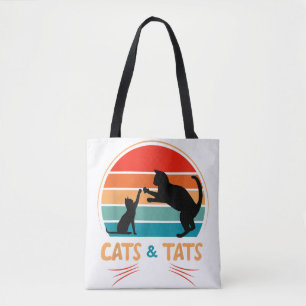 Tote Bag Chats & Tats - Chat
