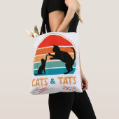 Tote Bag Chats & Tats - Chat (De près)