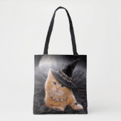 Tote Bag Chatte à sorcière glamour (Devant)