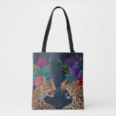 Tote Bag Chaud House Leopards | Un couple (Devant)