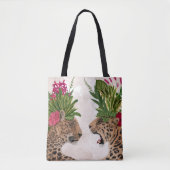 Tote Bag Chaud House Leopards | Une paire (Devant)