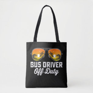 Tote Bag Chauffeur de Bus Hors Service Lunettes de Soleil D