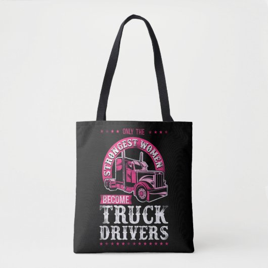 Tote Bag Chauffeur De Camion Seulement Les Femmes Les Plus  (Devant)