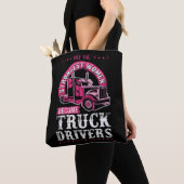 Tote Bag Chauffeur De Camion Seulement Les Femmes Les Plus  (De près)