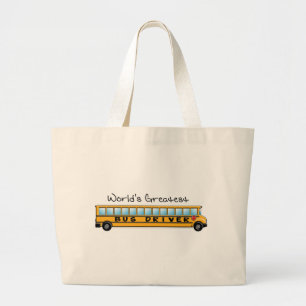 Tote Bag Chauffeur du bus du monde de KRW le plus grand