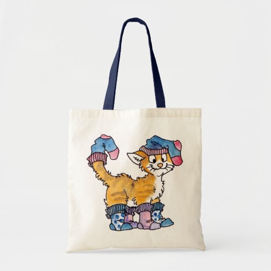 Tote Bag Chaussette Kitty Fourre-tout (Devant)