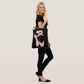Tote Bag Chaussure de ballet rose danseur de ballet (Sur le modèle)
