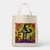 Tote Bag Chaussure mignonne Halloween Sorcière Inspirivité (Dos)
