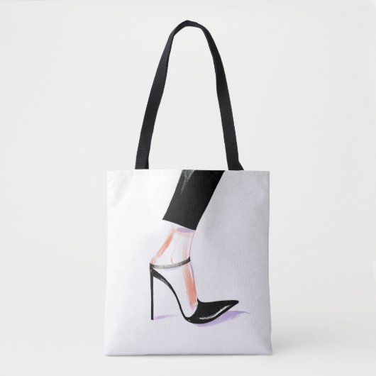 Tote Bag Chaussures à talons hauts pour femmes, illustratio (Devant)