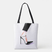 Tote Bag Chaussures à talons hauts pour femmes, illustratio (Dos)