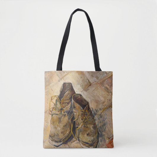 Tote Bag Chaussures par Vincent Van Gogh (Devant)
