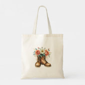 Tote Bag Chaussures Rustiques et Mariage Champêtre sous le  (Dos)