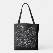 Tote Bag Chauve-souris plongeante - par BurnsInHell (Dos)