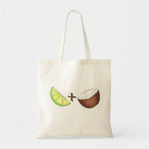 Tote Bag Chaux tropicales + Fruits de coco Fourre-tout