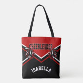 Tote Bag Cheer Dark Red Cheerleader (Dos)