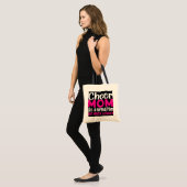 Tote Bag Cheer Maman comme une maman normale Cheerled Maman (Devant (modèle))
