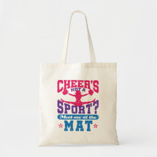 Tote Bag Cheer's Not a Sport Funny Cheerled Pom-pom girl