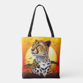 Tote Bag Cheetah African Feline Wild Animal (Dos)