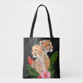 Tote Bag Cheetah Bouquet (Devant)
