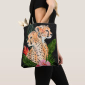 Tote Bag Cheetah Bouquet (De près)