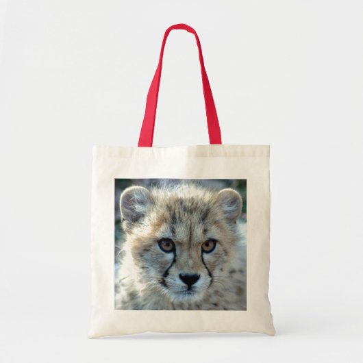 Tote Bag cheetah-cub10x10 (Devant)
