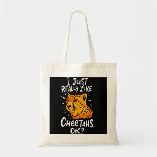 Tote Bag CHEETAH : J'Aime Vraiment Les Cheetahs