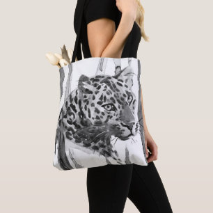 Tote Bag Cheetah Portrait