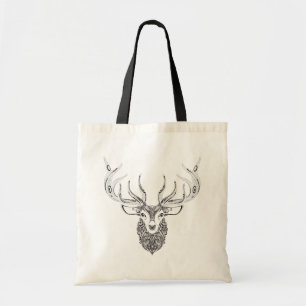 Tote Bag Chef à cornes inspiré de cerfs communs