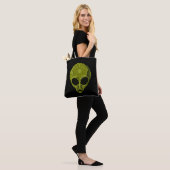 Tote Bag Chef Alien vert Fourre-tout (Sur le modèle)