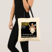 Tote Bag Chef Définition Funny Cook Cuisine (Devant (produit))