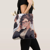 Tote Bag Chef fille Anime (De près)