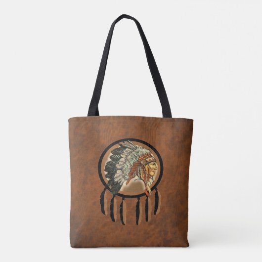 Tote Bag Chef indien indigène (Dos)