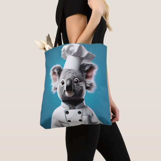 Tote Bag Chef Koala (De près)