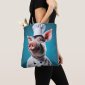 Tote Bag Chef Pig (De près)