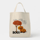 Tote Bag Chefs Citrouilles d'Halloween - (Dos)