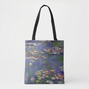 Tote Bag Chefs-d'œuvre de peinture de Nymphéas de Monet