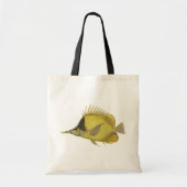 Tote Bag Chelmon Tropical Jaune Longirostris, Poisson Vinta (Devant)