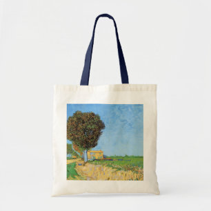 Tote Bag Chemin près d'Arles par Vincent van Gogh