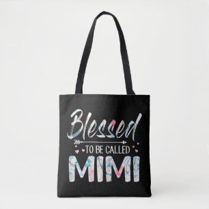 Tote Bag Chemise De Fête Des Mères Béni D'Être Appelé Mimi