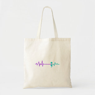 Tote Bag Chemise de Prévention Sensibilisation Point-virgul