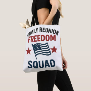 Tote Bag Chemise de réunion de famille Freedom Squad – USA