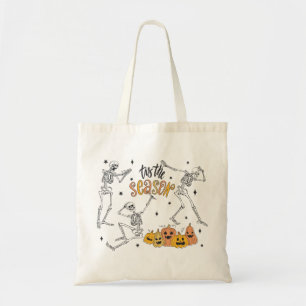 Tote Bag Chemise d'Halloween rétro, Drôle crâne d'Halloween