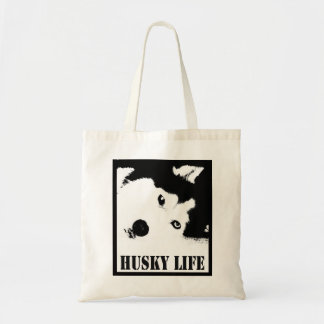 Tote Bag Chemise ENROUÉE de chien de traîneau sibérien de
