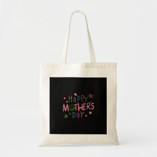 Tote Bag Chemise Joyeuse Fête des Mères pour Enfant Bébé qu