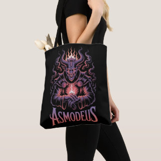 Tote Bag Chemise Occulte Asmodeus Halloween Roi des Démons