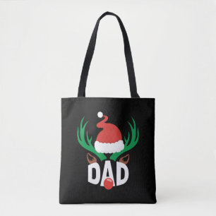 Tote Bag Chemises de noël DAD DEER